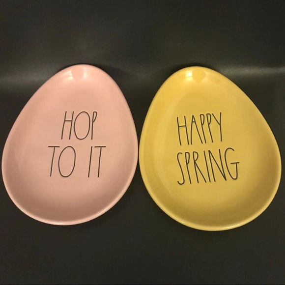 Rae Dunn Easter Plates
